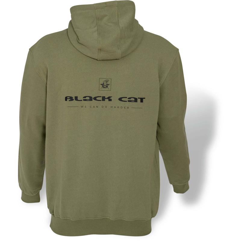 Black Cat S Cat Hoodie khaki