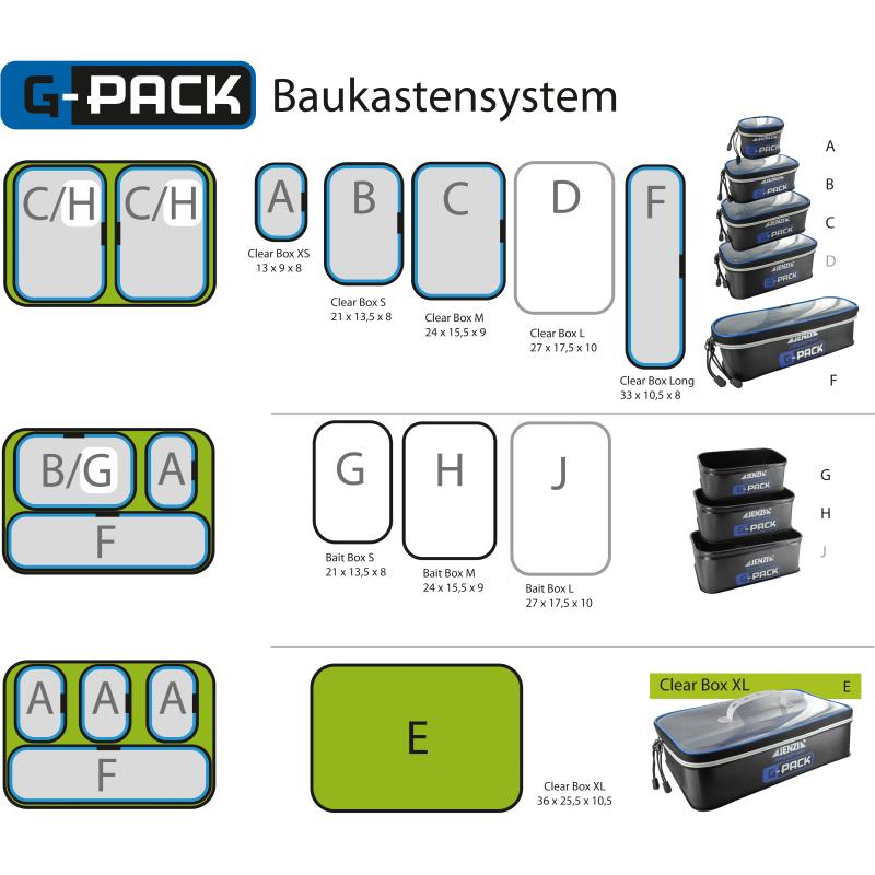 G-Pack Bait Box M 24x15x9cm, Tasche