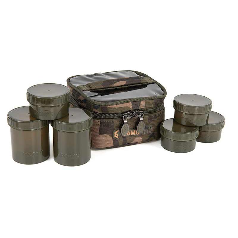 Fox Camolite 6 Pot Hookbait case