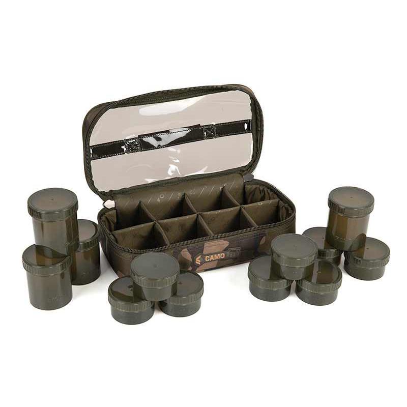 Fox Camolite 12 Pot Hookbait case