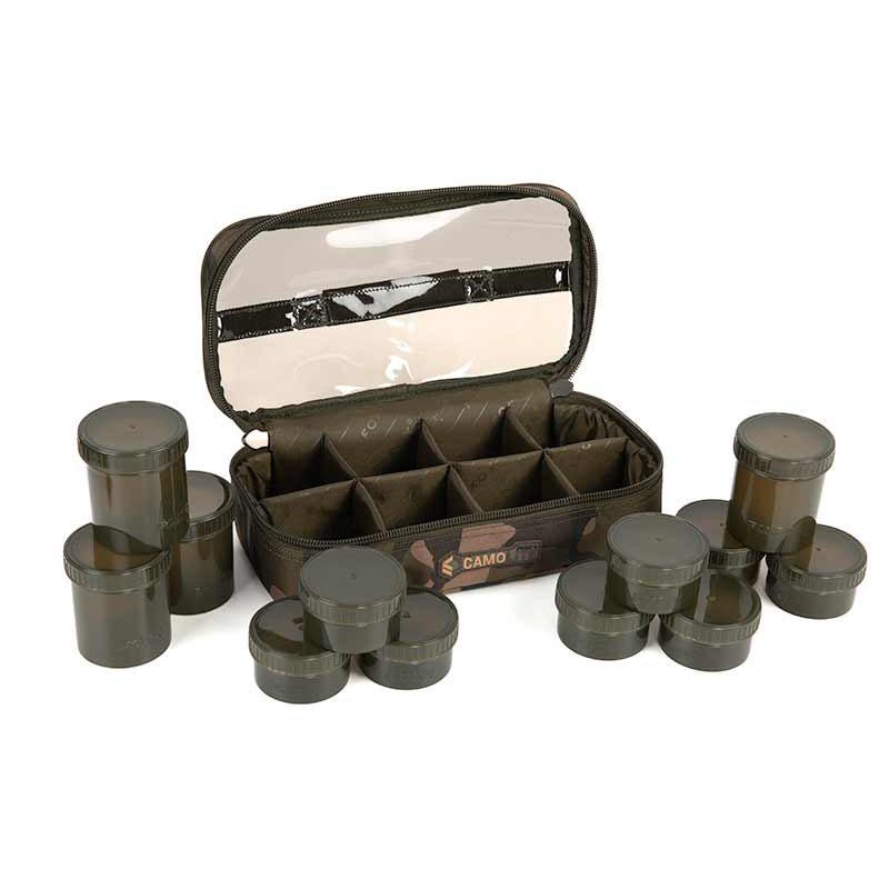 Fox Camolite 12 Pot Hookbait case