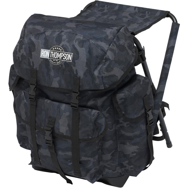 Ron Thompson Camo Backpack Chair 34x30x46cm