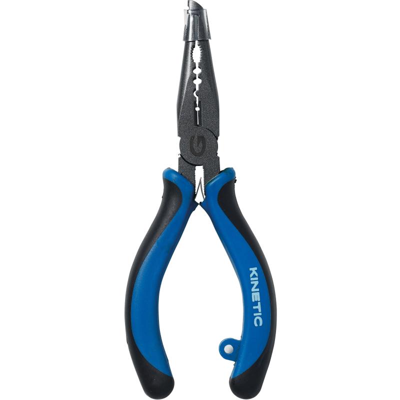 Kinetic CS Heavy Duty Splitring Plier 6,5" Curved Nose Blue/Black