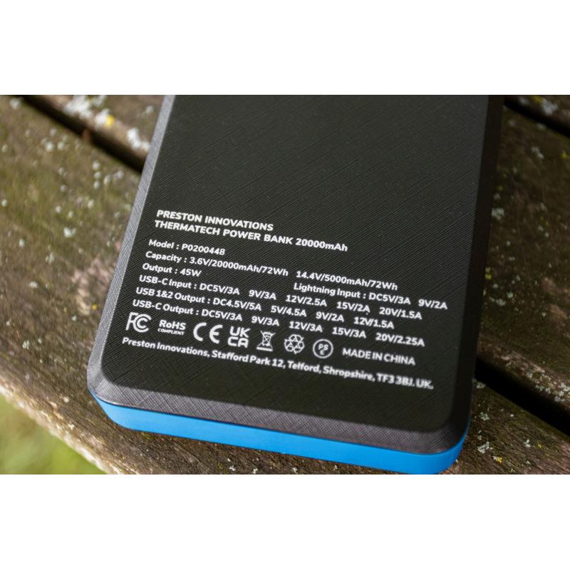 Preston Thermatech Power Bank - 20000Mah