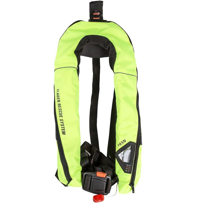 Fladen Rettungsweste aufblasbar auto 165N kenglomfort mini high vis