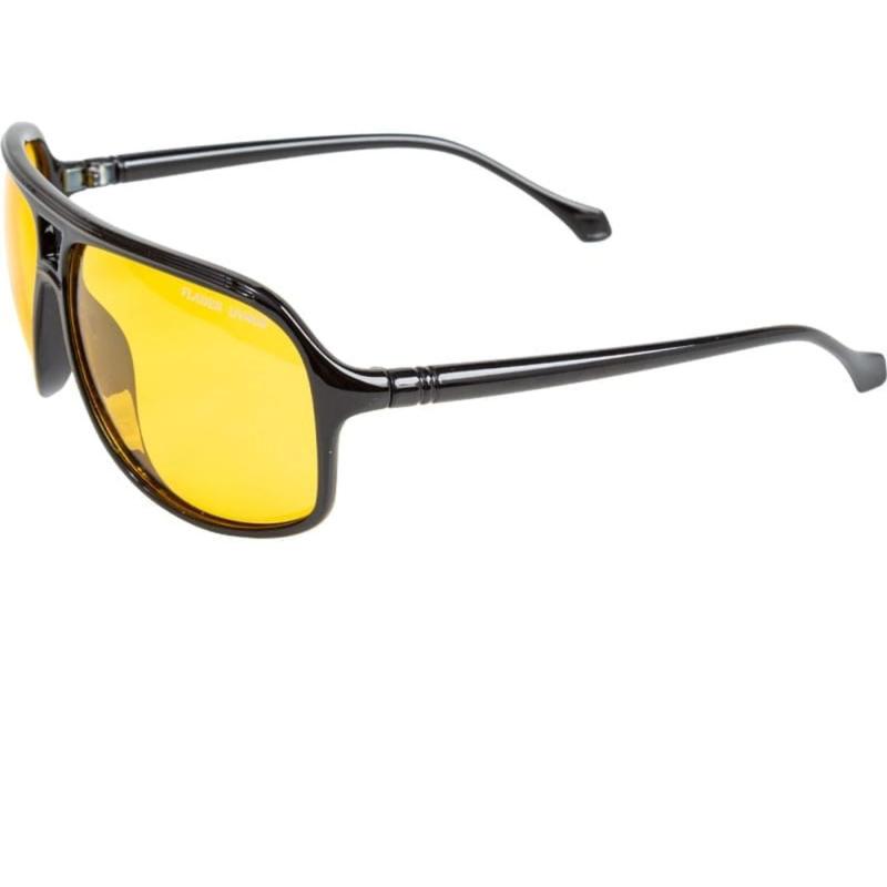 Fladen Polarized sunglasses shiny black frame and yellow lens A