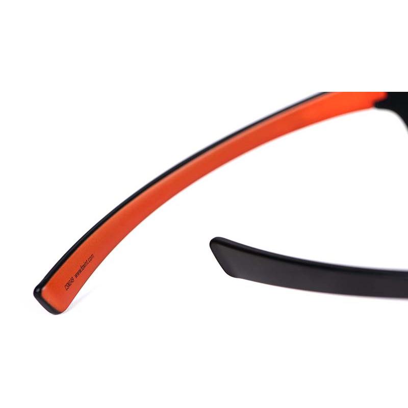 Fox Collection Wraps - Black/Orange - grey lense