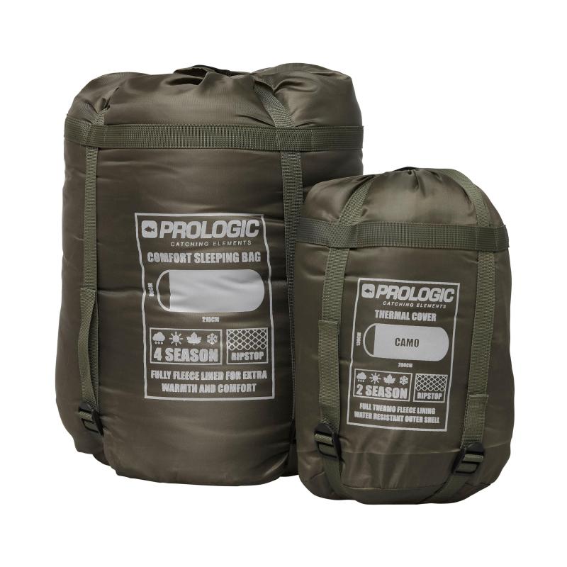 Prologic Element Comfort S/Bag & Thermal Camo Cover 5 Season 215X90cm