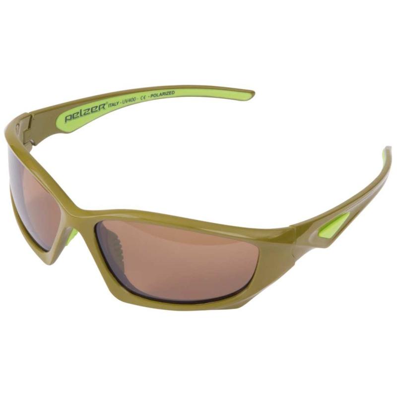 Pelzer Sunglasses Polarized matt khaki /lime