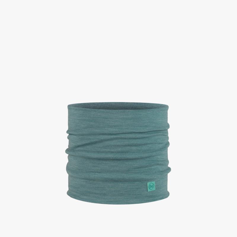 Buff Merino Heavyweight Neck Warmer Solid Pool