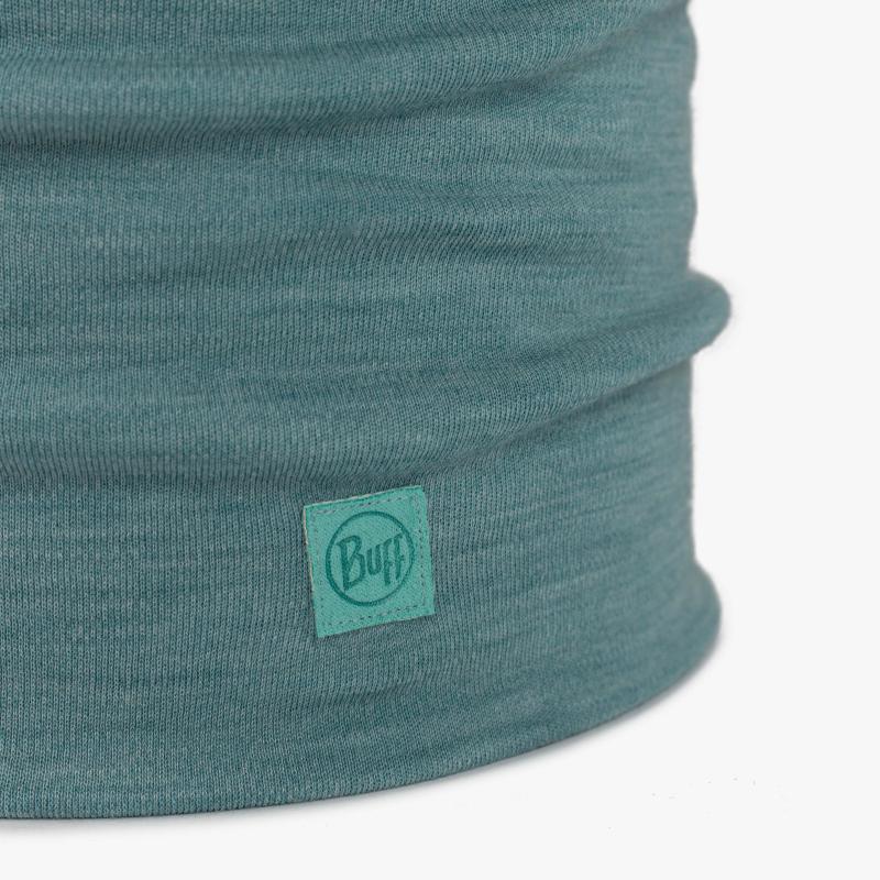 Buff Merino Heavyweight Neck Warmer Solid Pool