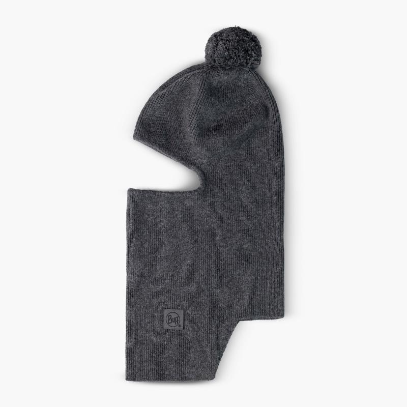 Buff Knitted Balaclava Nilan Grey Htr