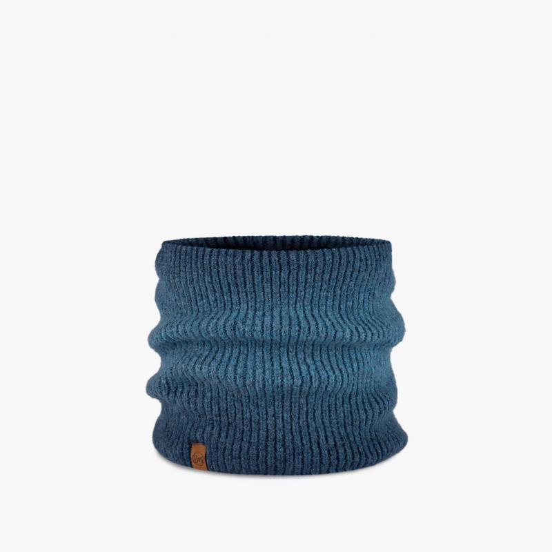 Buff Knitted & Fleece Neckwarmer Marin Denim