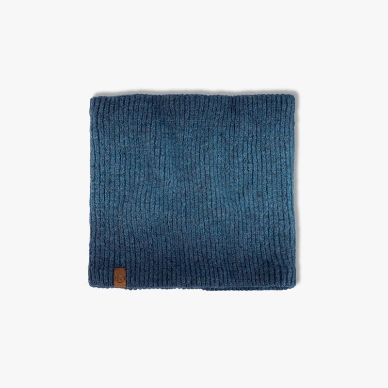 Buff Knitted & Fleece Neckwarmer Marin Denim