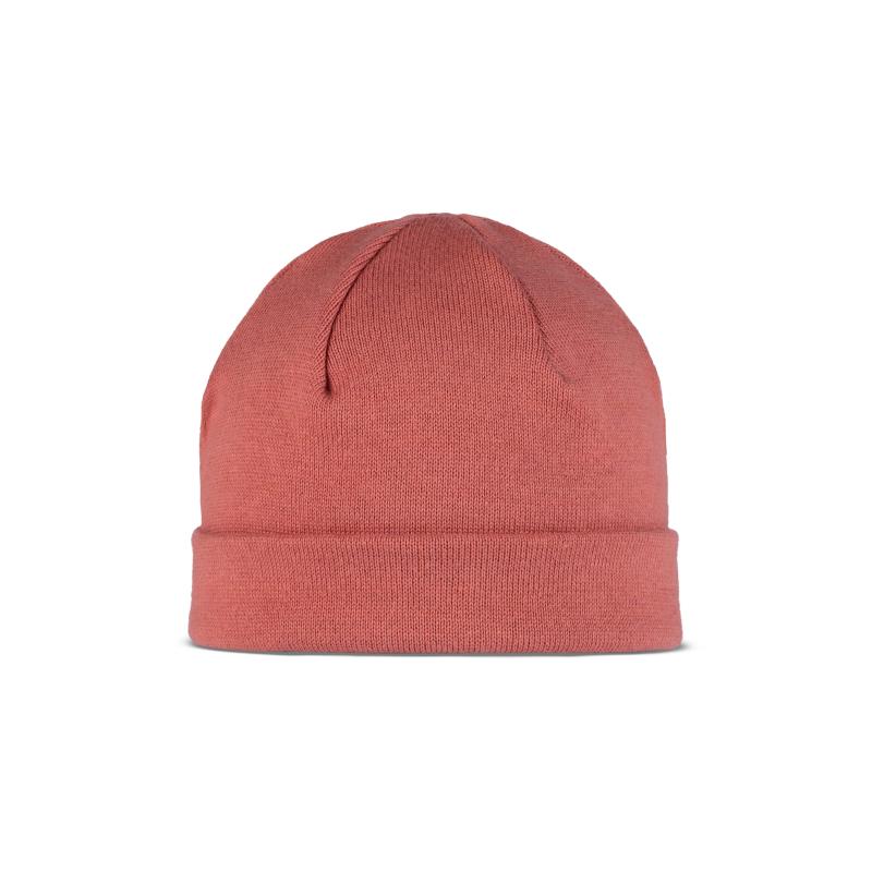 Buff Knitted Beanie Elro Crimson