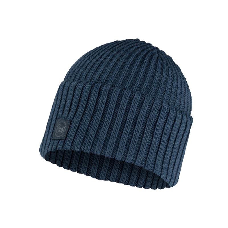 Buff Knitted Hat Rutger Steel Blue