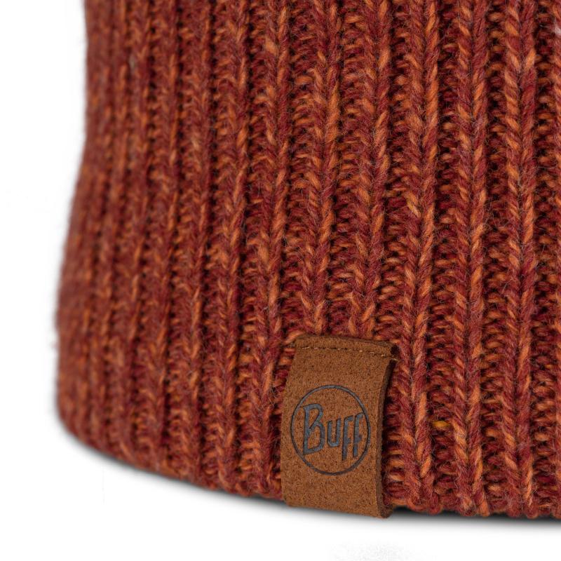 Buff Knitted & Fleece Beanie Lyne Cinnamon