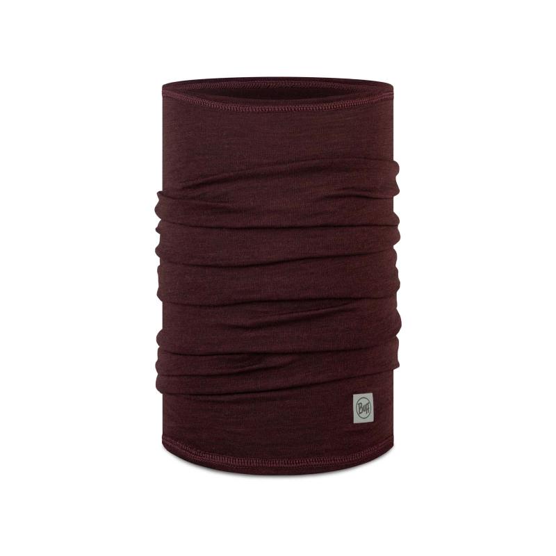 Buff Merino Lightweight Solid Solid Garnet