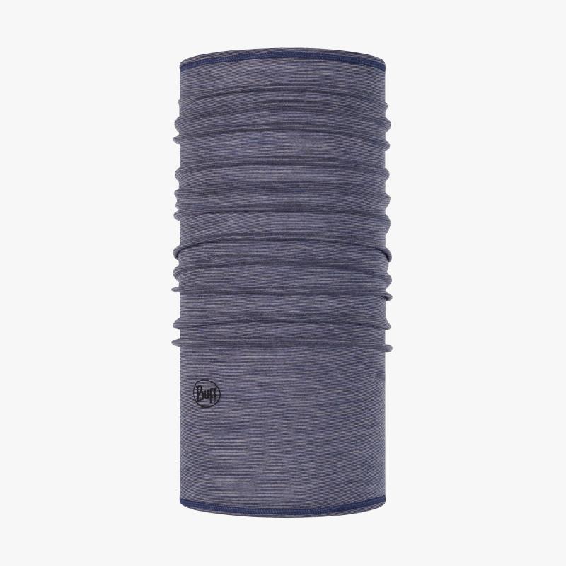 Buff Merino Lightweight Multistripes Light Denim