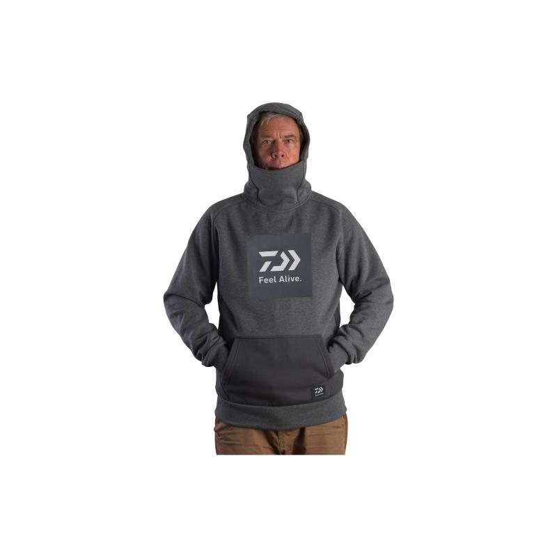 Daiwa D-Vec Snood Hoodie grau L