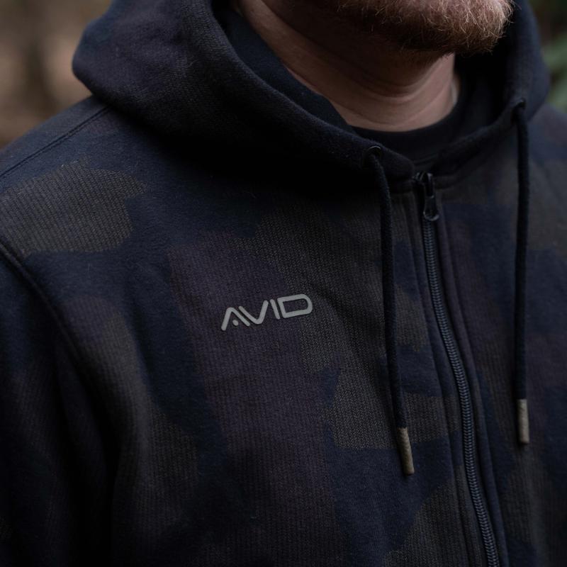 Avid Distortion Camo Zip Hoodie - Small