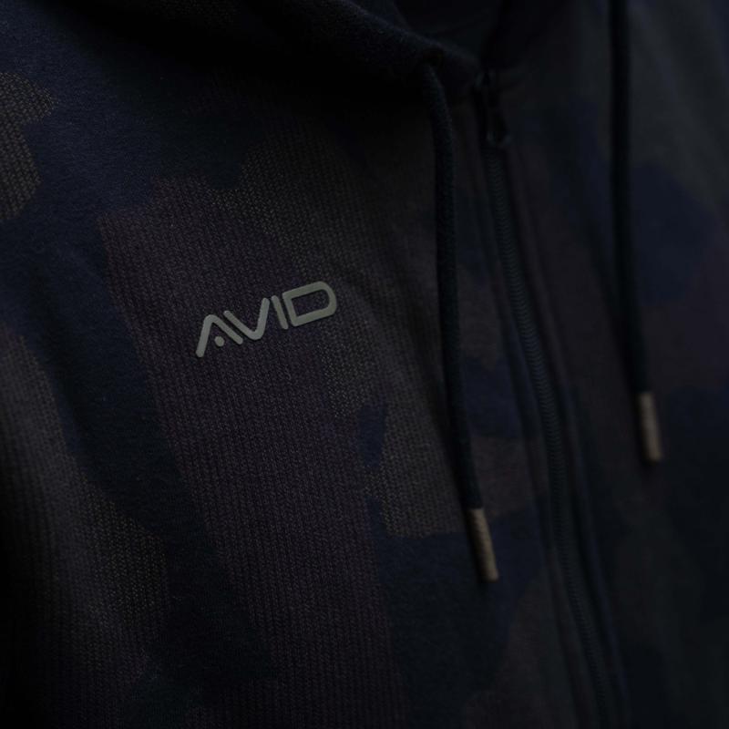 Avid Distortion Camo Zip Hoodie - Small