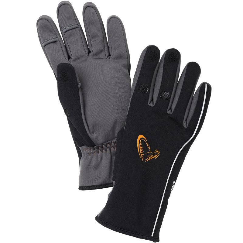 Savage Gear Softshell Winter Glove M Black