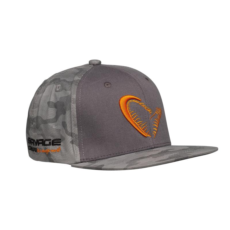 Savage Gear Flex Fit Camo Cap One Size Camo/Grey