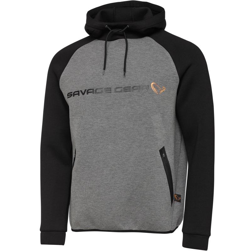 Savage Gear Tec-Foam Hoodie Xl Dark Grey Melange