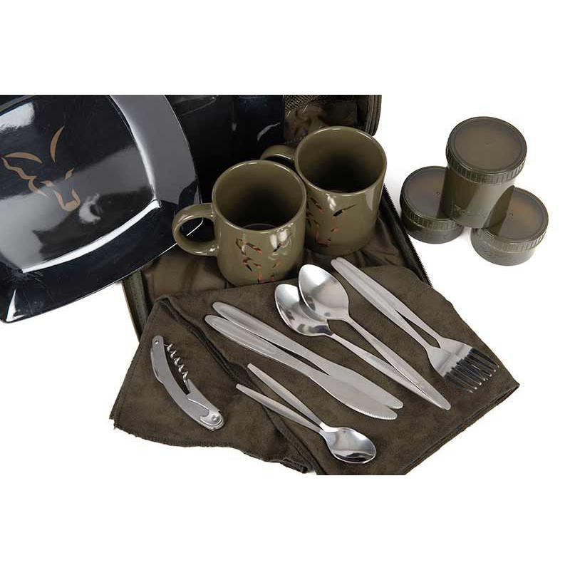 Fox Camolite 2 person dinner set