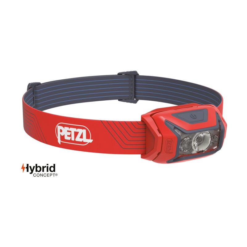 Petzl Actik Lampe Rot 450 Lumen