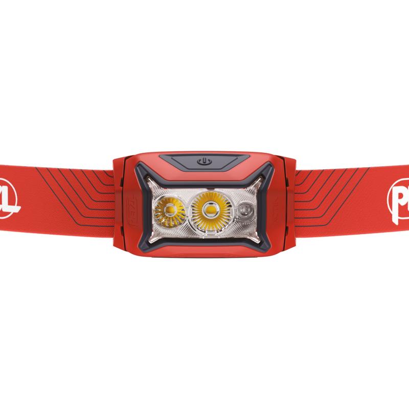 Petzl Actik Lampe Rot 450 Lumen