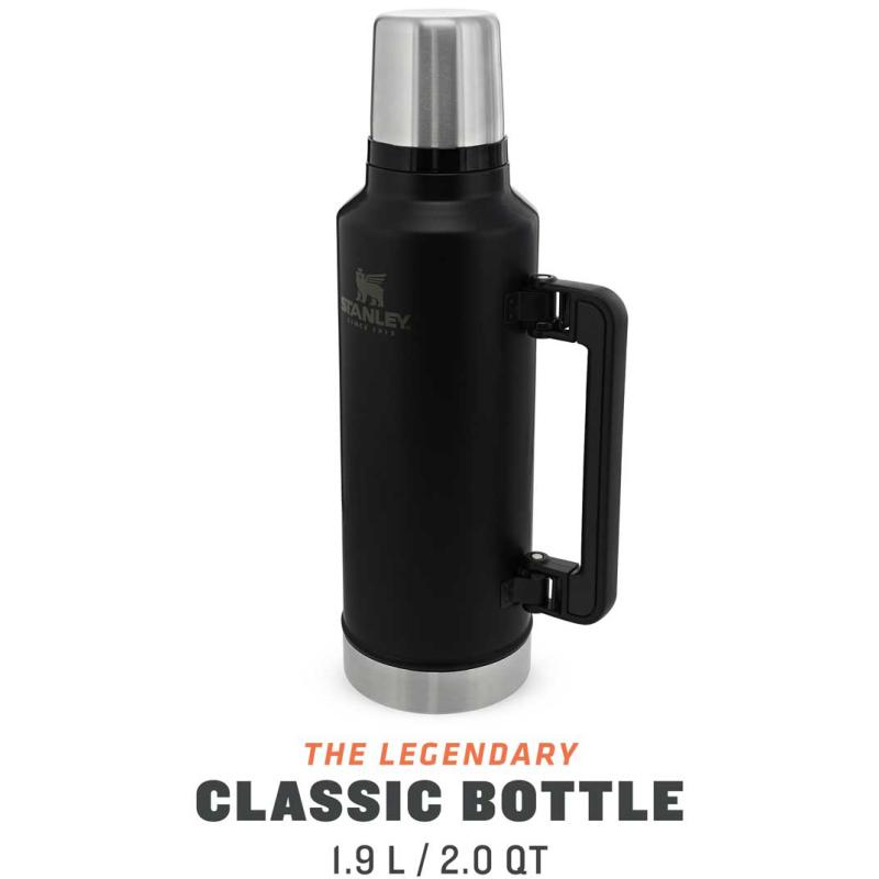 Stanley Classic Vakuum-Flasche 1,9 L Fassungsvermögenmattschwarz