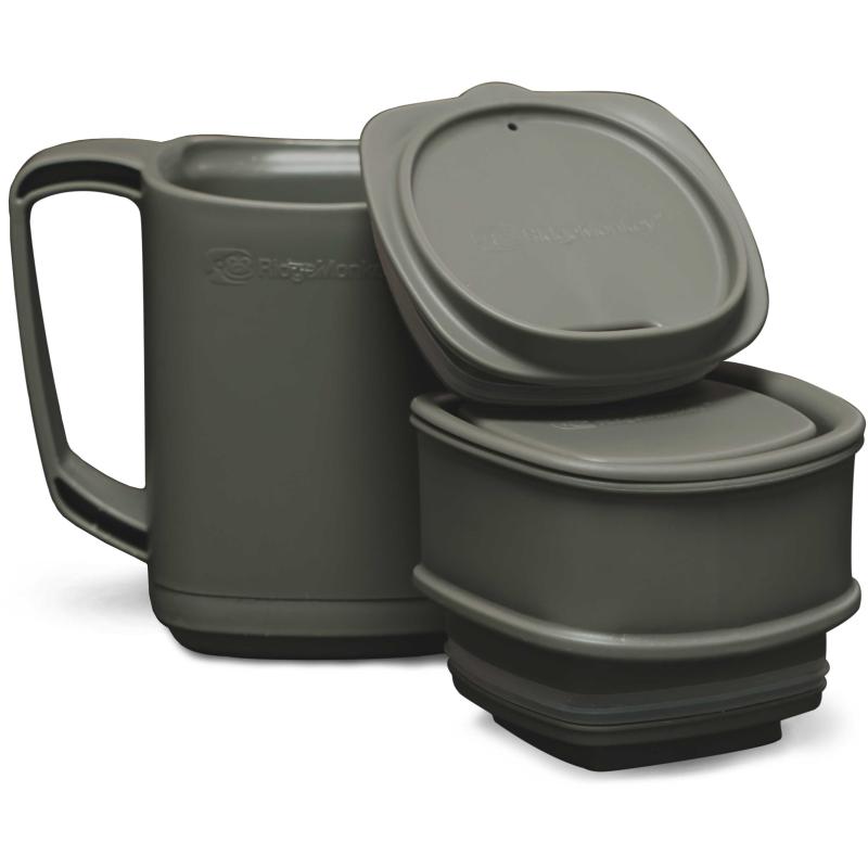 RidgeMonkey Thermo Mug DLX Brew Set green