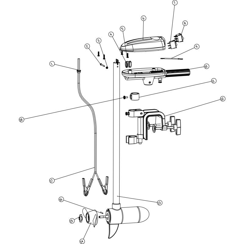 Rhino VX/Cobold Ersatzteile Part 16 Scherstift, 1 St. VX28/34/44/54/65